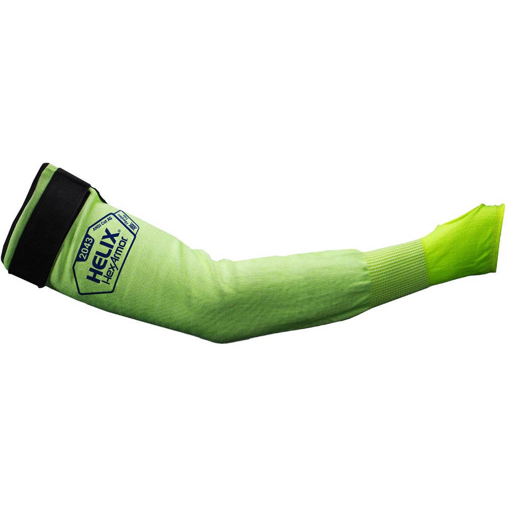 Sleeves; Size: Universal ; Product Type: Cut & Puncture-Resistant Sleeves ; Material: HPPE; Nylon ; Color: High-Visibility Green ; Closure Type: Hook & Loop ; Overall Length: 18.00