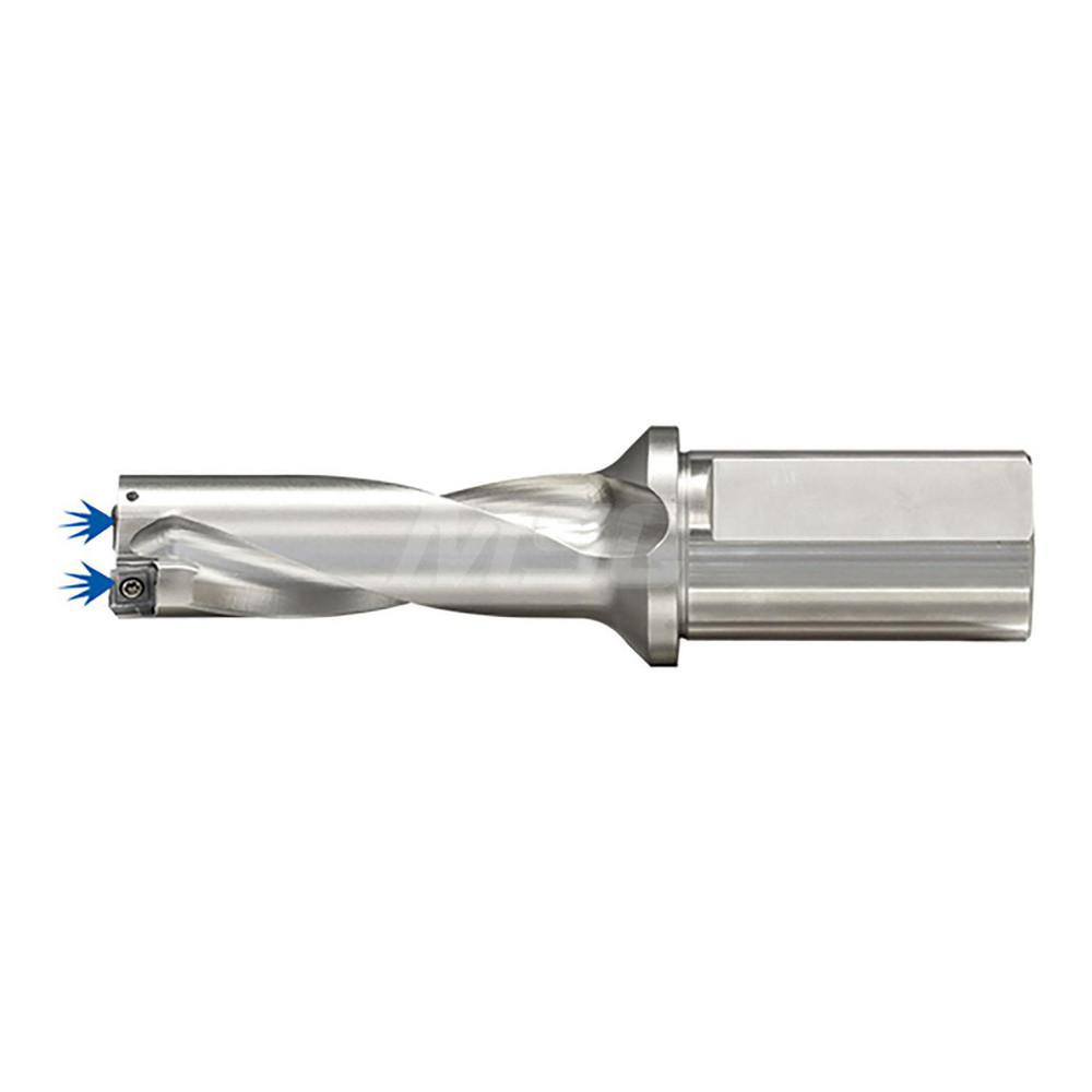 Indexable Insert Drill: MD9002D480R15C40, 48.00 mm Max Dia, 96.00 mm Max Depth, 2xD, 40.00 mm Shank Dia - Weldon Flat & Flange Shank, Uses SONT 155312 Inserts, Series Maxi Drill 900