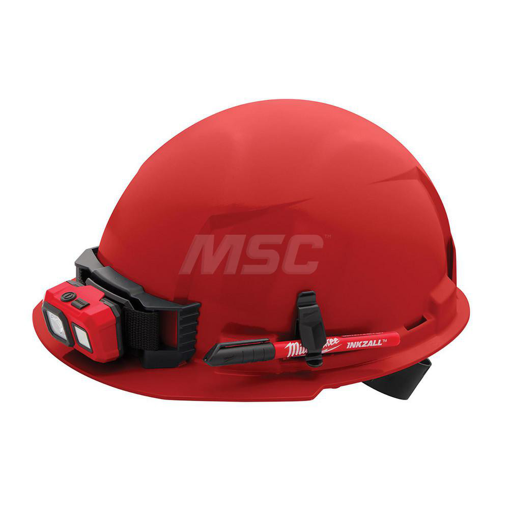 Milwaukee Tool Hard Hat Construction, Front Brim, Class E, 4Point