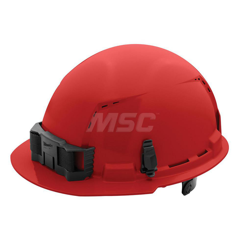 Milwaukee Tool Hard Hat Construction, Front Brim, Class C, 6Point