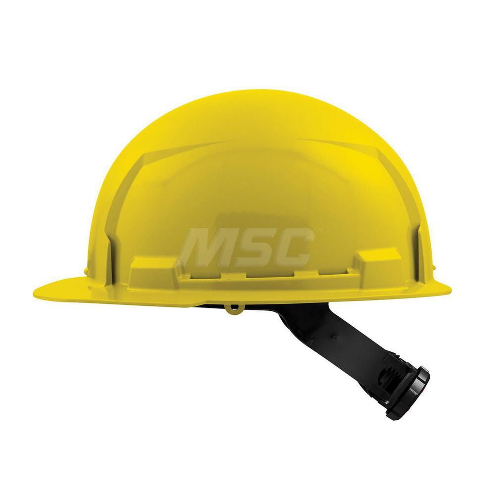 Hard Hat: Construction, Front Brim, Class E, 4-Point Suspension