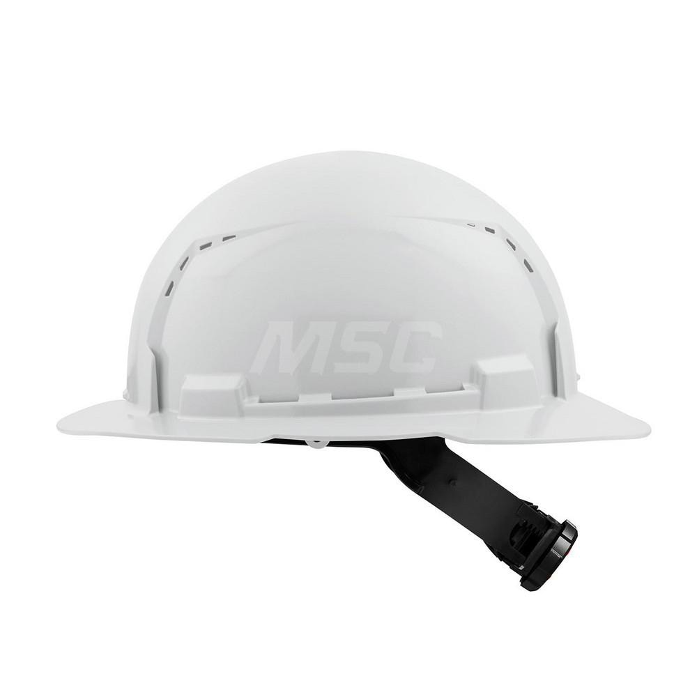 Hard Hat: Construction, Full Brim, Class C, 4-Point Suspension