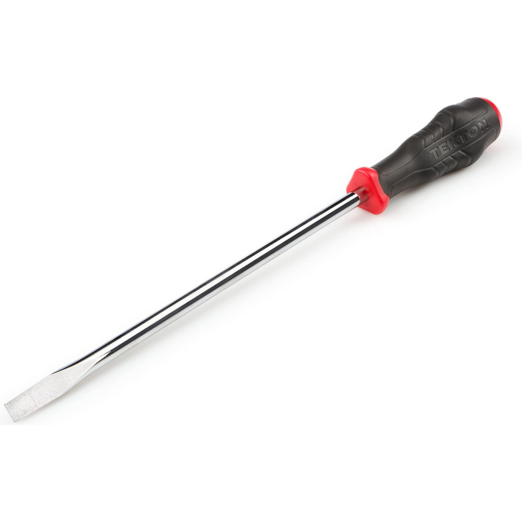 Tekton Slotted Screwdrivers; Tool Type: Slotted High-Torque Screwdriver ; Overall Length Range: 12" - 17.9" ; Handle Style: Molded Plastic; Ergonomic