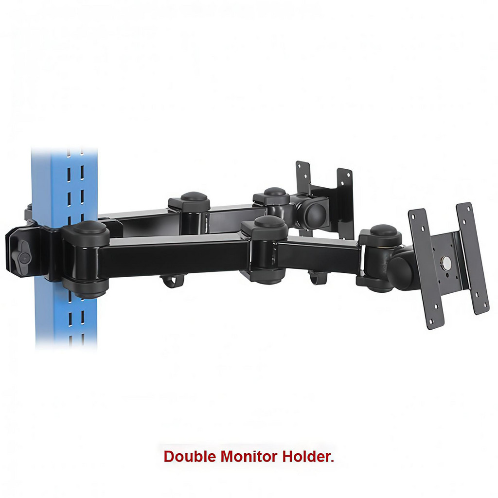BenchPro - Double Monitor Arm: for Workstations | MSC Direct