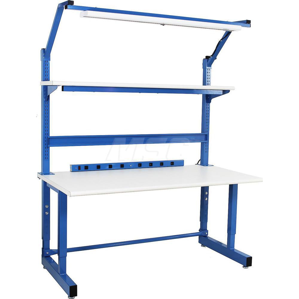 Benchpro Stationary Work Bench 60 Wide 30 Deep 36 High Light