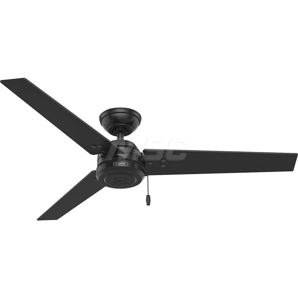 Ceiling Fans; Fan Diameter: 52in ; Ceiling Fan Type: Residential ; Air Flow: 3631CFM ; Color: Black ; Voltage: 110 ; Reversible: Yes