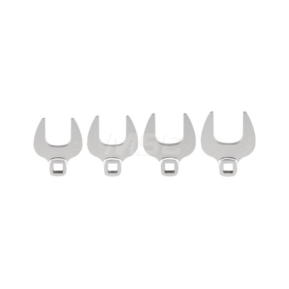 1/2 Inch Drive Crowfoot Wrench Set, 4-Piece (1-5/16 - 1-1/2 in.)