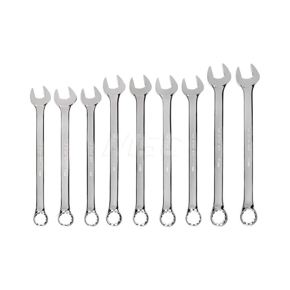 Combination Wrench Set, 9-Piece (33-41 mm)