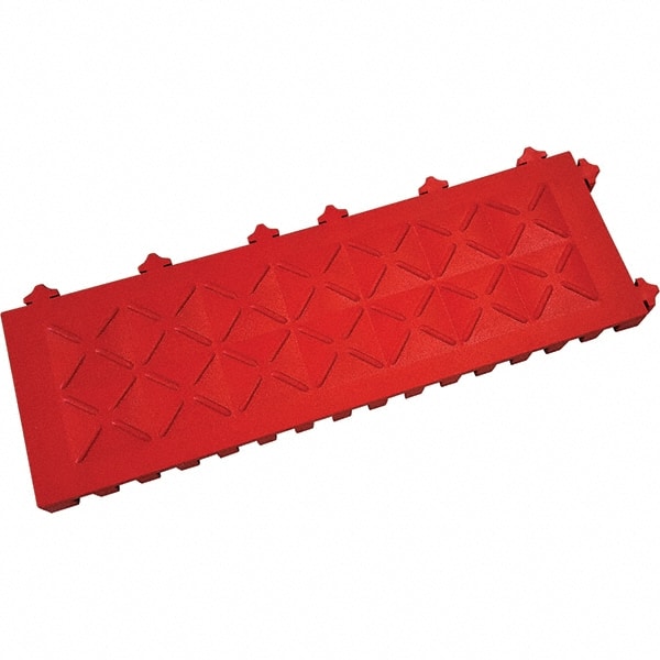 Ergo Advantage A7-R Anti-Fatigue Modular Tile Mat: Dry Environment, 6" Length, 18" Wide, 1" Thick, Red 