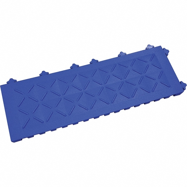 Ergo Advantage A7-BLU Anti-Fatigue Modular Tile Mat: Dry Environment, 6" Length, 18" Wide, 1" Thick, Blue Image