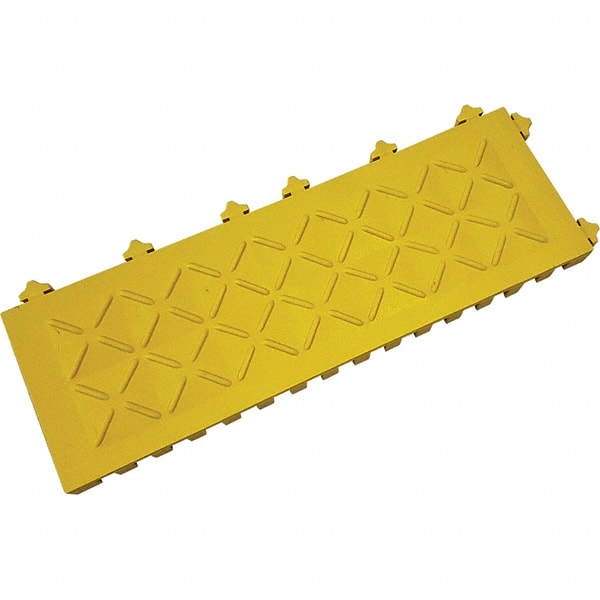 Ergo Advantage A7-Y Anti-Fatigue Modular Tile Mat: Dry Environment, 6" Length, 18" Wide, 1" Thick, Yellow 