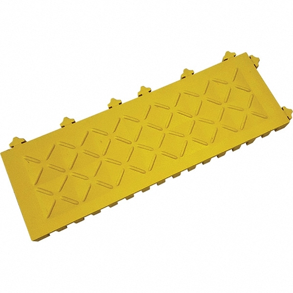 Ergo Advantage A7-Y Anti-Fatigue Modular Tile Mat: Dry Environment, 6" Length, 18" Wide, 1" Thick, Yellow Image