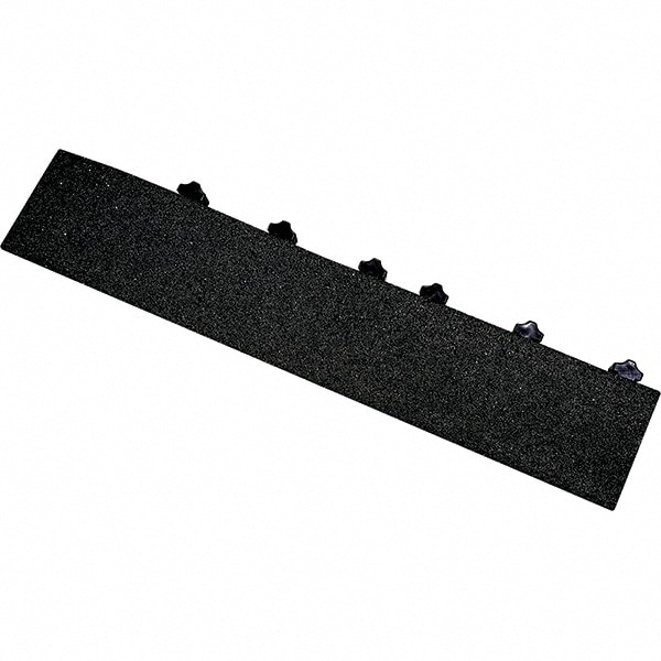 Ergo Advantage AG6-B Anti-Fatigue Modular Tile Mat: Dry & Wet Environment, 22" Length, 4" Wide, 1" Thick, Black 