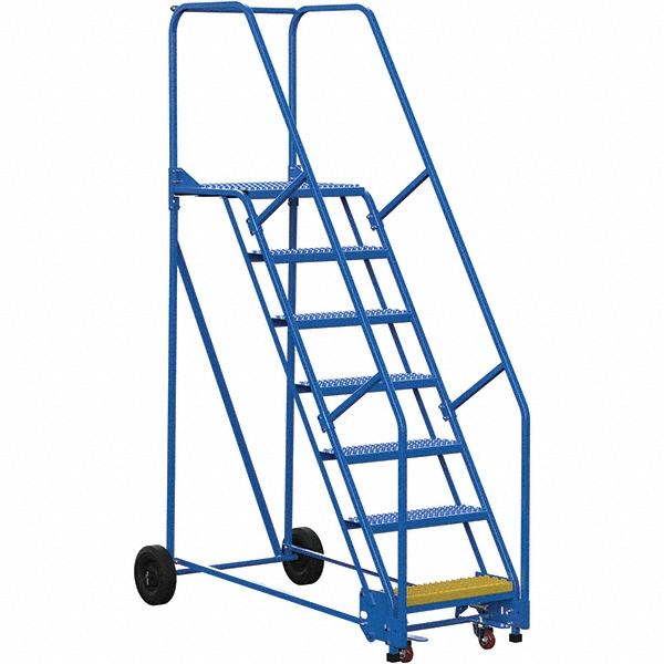 Vestil Steel Rolling Ladder Type Type IA, 70" Platform, 350 lb
