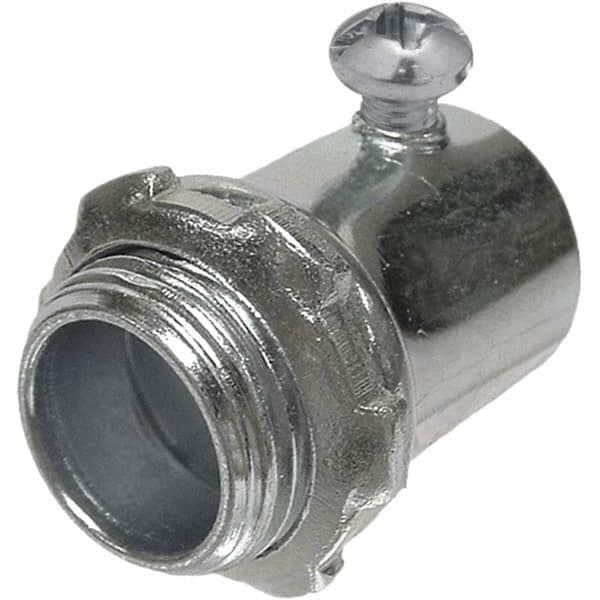 Conduit Connector: For EMT, 1/2" Trade Size