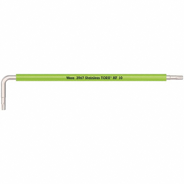 Torx Key: L-Handle, T10, 4.438" OAL, Stainless Steel