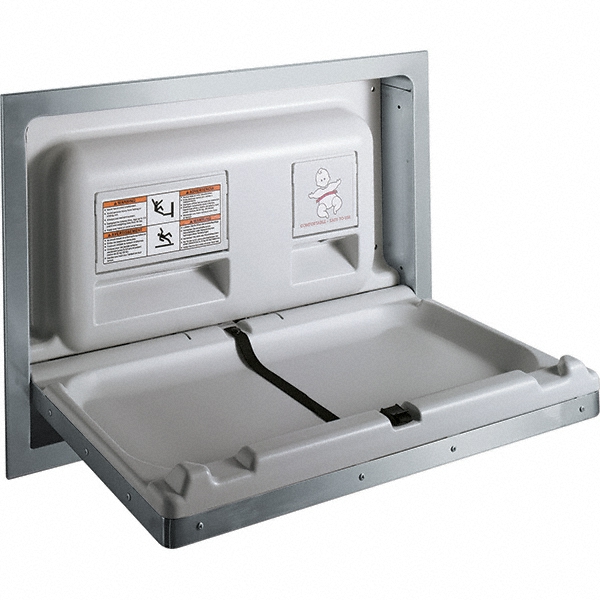 ASIAmerican Specialties, Inc. Baby Changing Stations; Orientation Horizontal; Mounting Style