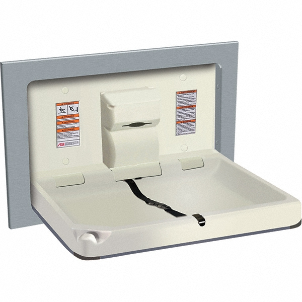 ASIAmerican Specialties, Inc. Baby Changing Stations; Orientation Horizontal; Mounting Style