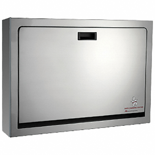 ASIAmerican Specialties, Inc. Baby Changing Stations; Orientation Horizontal; Mounting Style