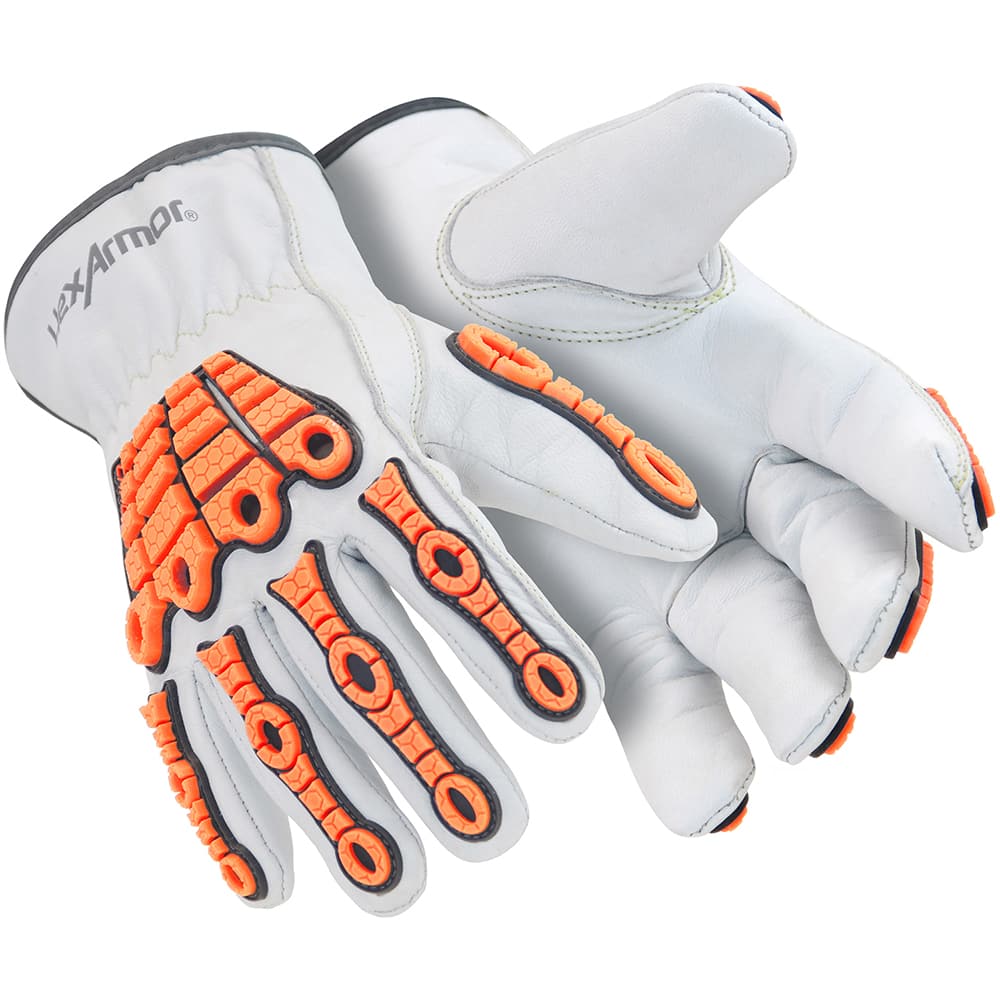 HexArmor. 4060-L (9) Cut & Puncture-Resistant Gloves: Size L, ANSI Cut A5, ANSI Puncture 4, Goatskin 