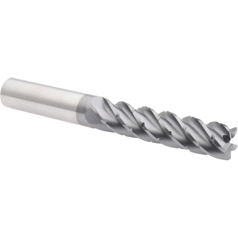Accupro 6504000 Corner Radius End Mill: 3/4" Dia, 3-1/4" LOC, 0.06" Radius, 5 Flutes, Solid Carbide Image