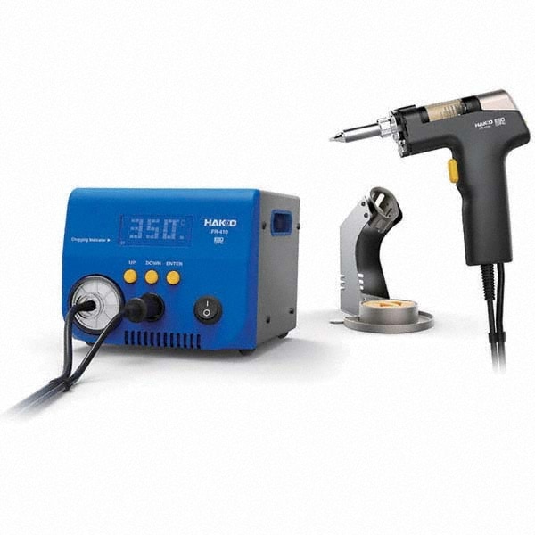 Hakko FR410-52 Soldering Station: High Power Desolder with Gun-Style Desoldering Tool, 120V AC Image