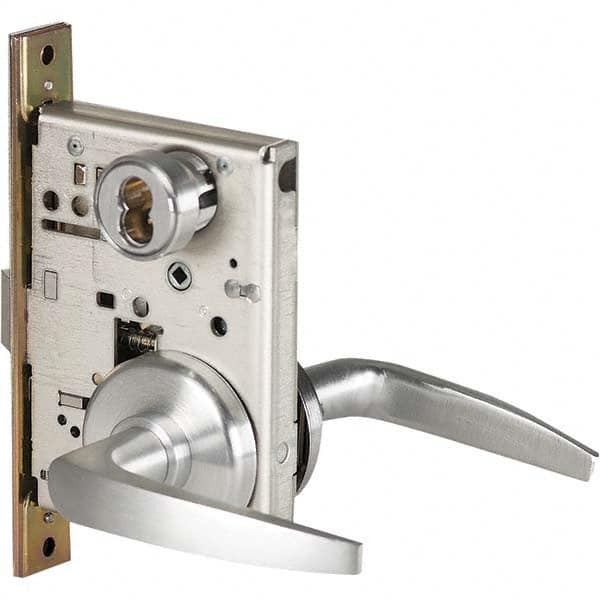 Storeroom Lever Lockset for 1-3/4" Thick Doors