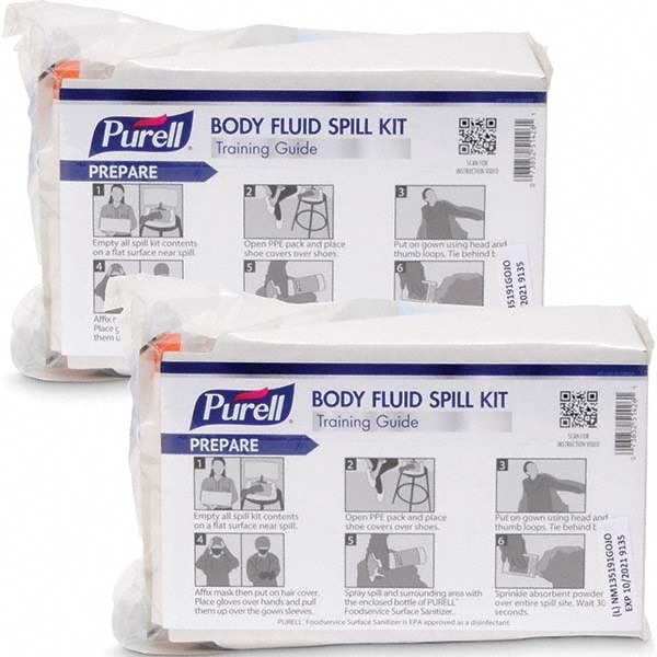 PURELL. 3841-02-RFL Body Fluid Clean-Up Kit: 19 Pc, for 1 Person Image