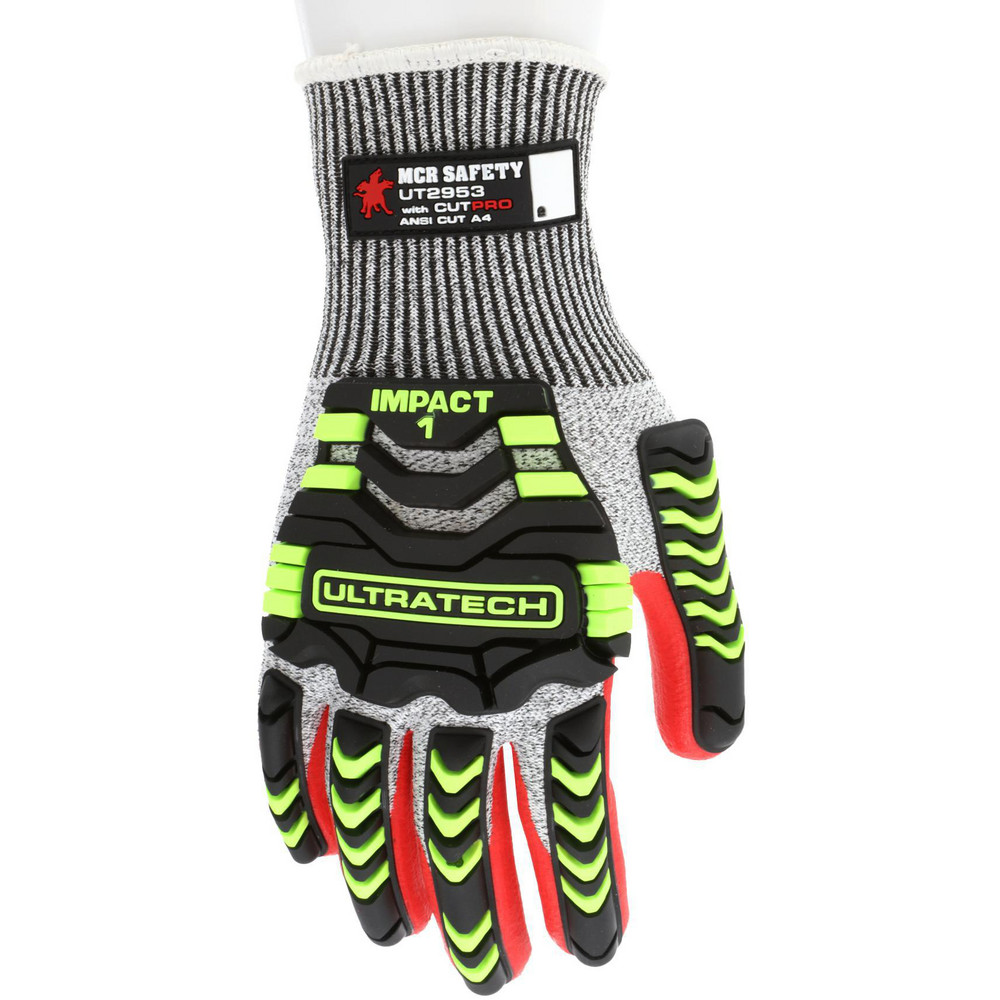Cut & Puncture Resistant Gloves; Coating Material: Nitrile ; Coating Coverage: Palm & Fingertips ; Glove Type: Cut & Puncture-Resistant ; ANSI/ISEA Cut Resistance Level: A4 ; Primary Material: HPPE; TPR ; Lining Material: HPPE; TPR