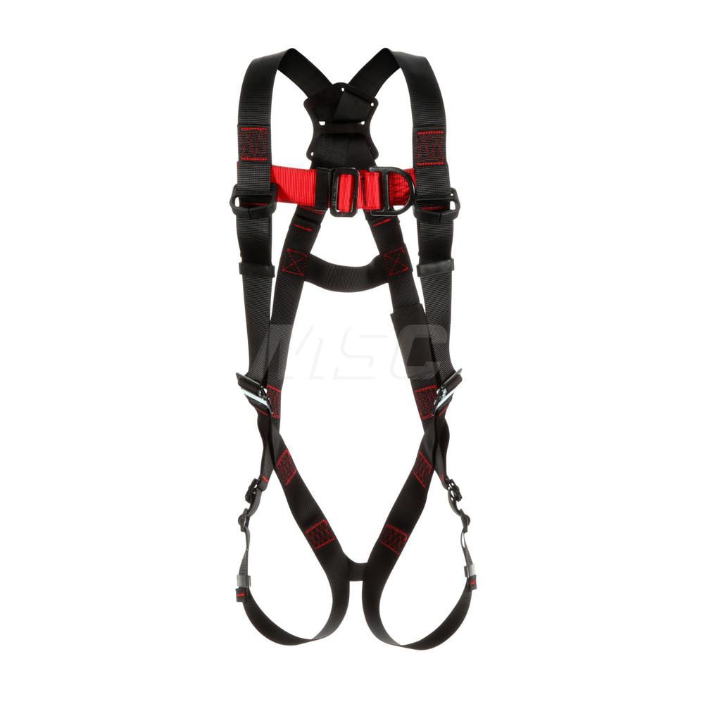 Fall Protection Harnesses: 420 Lb, Vest Style, Size Medium & Large, For Climbing, Polyester, Back & Front