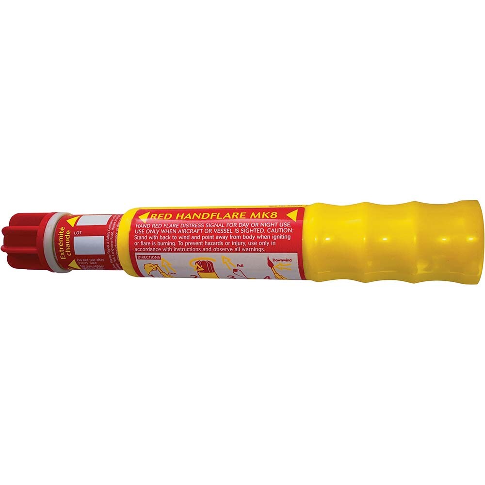 Flotation Device Accessories; Type: Hand Flare ; For Use With: Boat ; Additional Information: Pains Wessex Red Handflare, Mk8. Burns For 60 Seconds