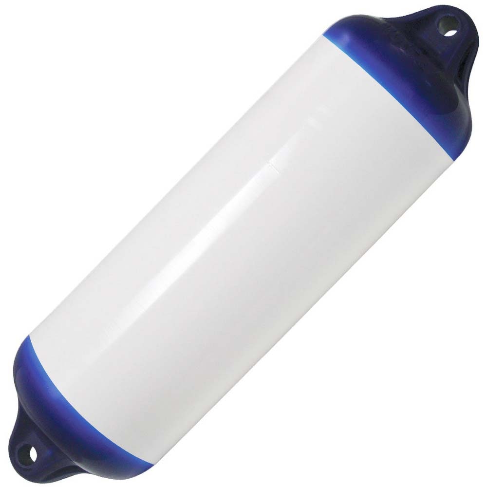 Flotation Device Accessories; Type: Buoy ; For Use With: Boat ; Additional Information: Ocean Fender Heavy Duty H8, 22X104cm, White/Blue