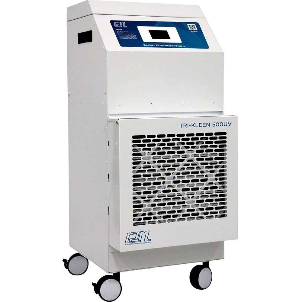 Self-Contained Portable Air Cleaner: 500 CFM