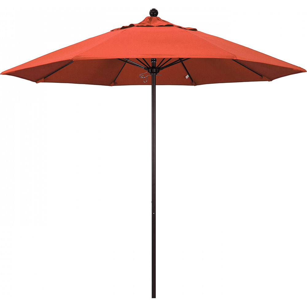 California Umbrella Patio Umbrellas; Fabric Color Sunset; Frame