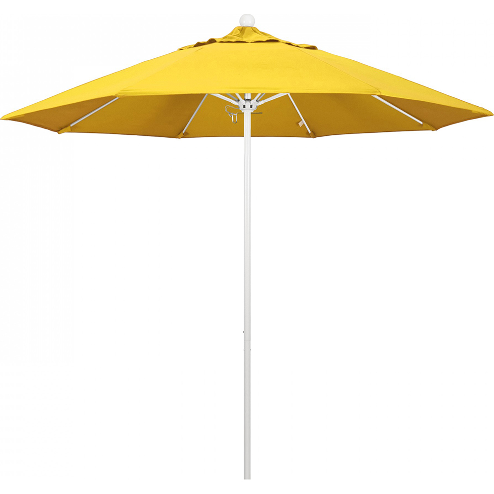 California Umbrella Patio Umbrellas; Fabric Color Lemon Yellow