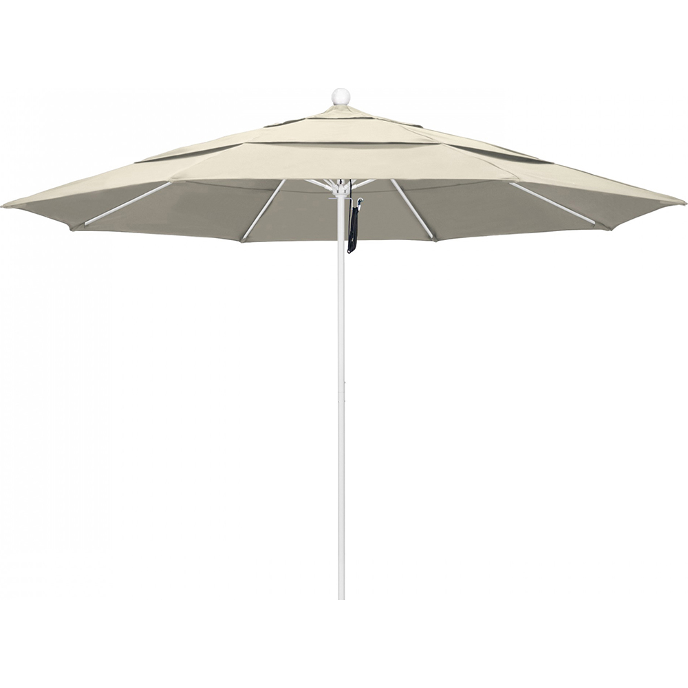 California Umbrella Patio Umbrellas; Fabric Color Beige; Frame