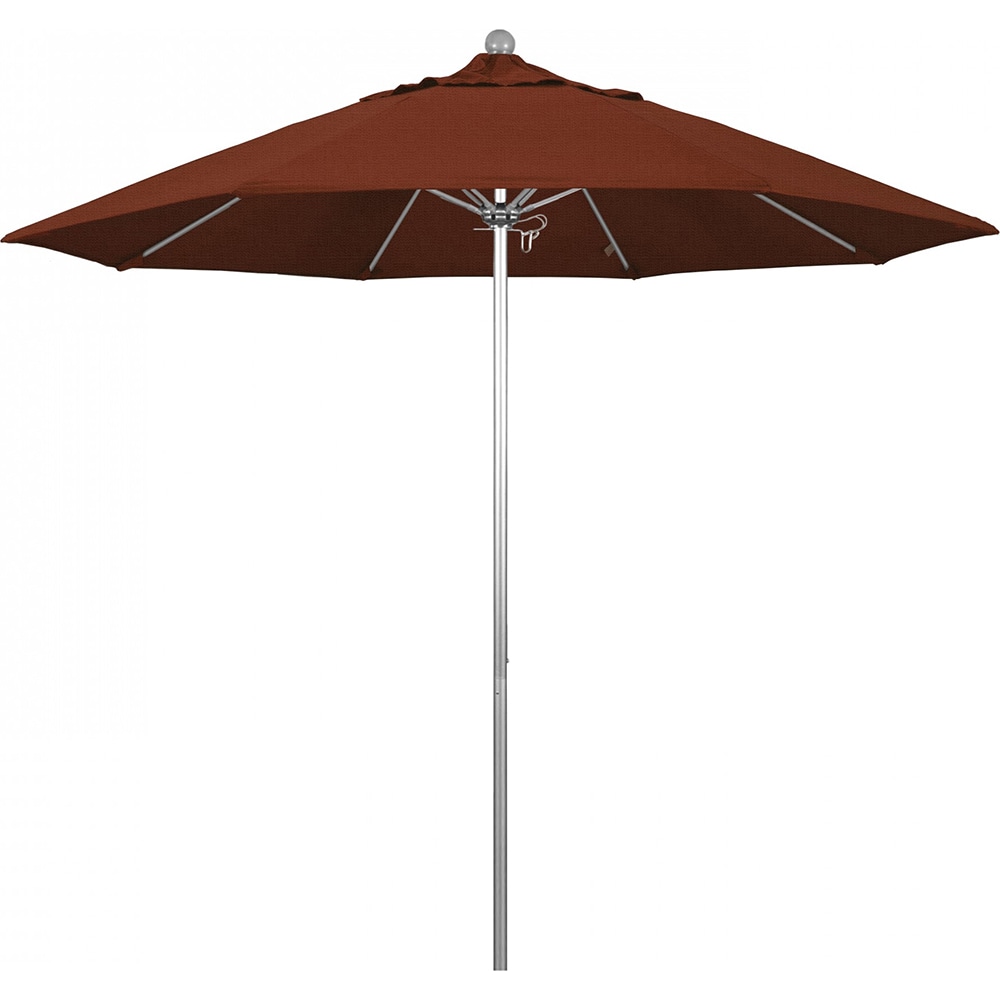 California Umbrella - Patio Umbrellas; Fabric Color: Terracotta; Frame ...