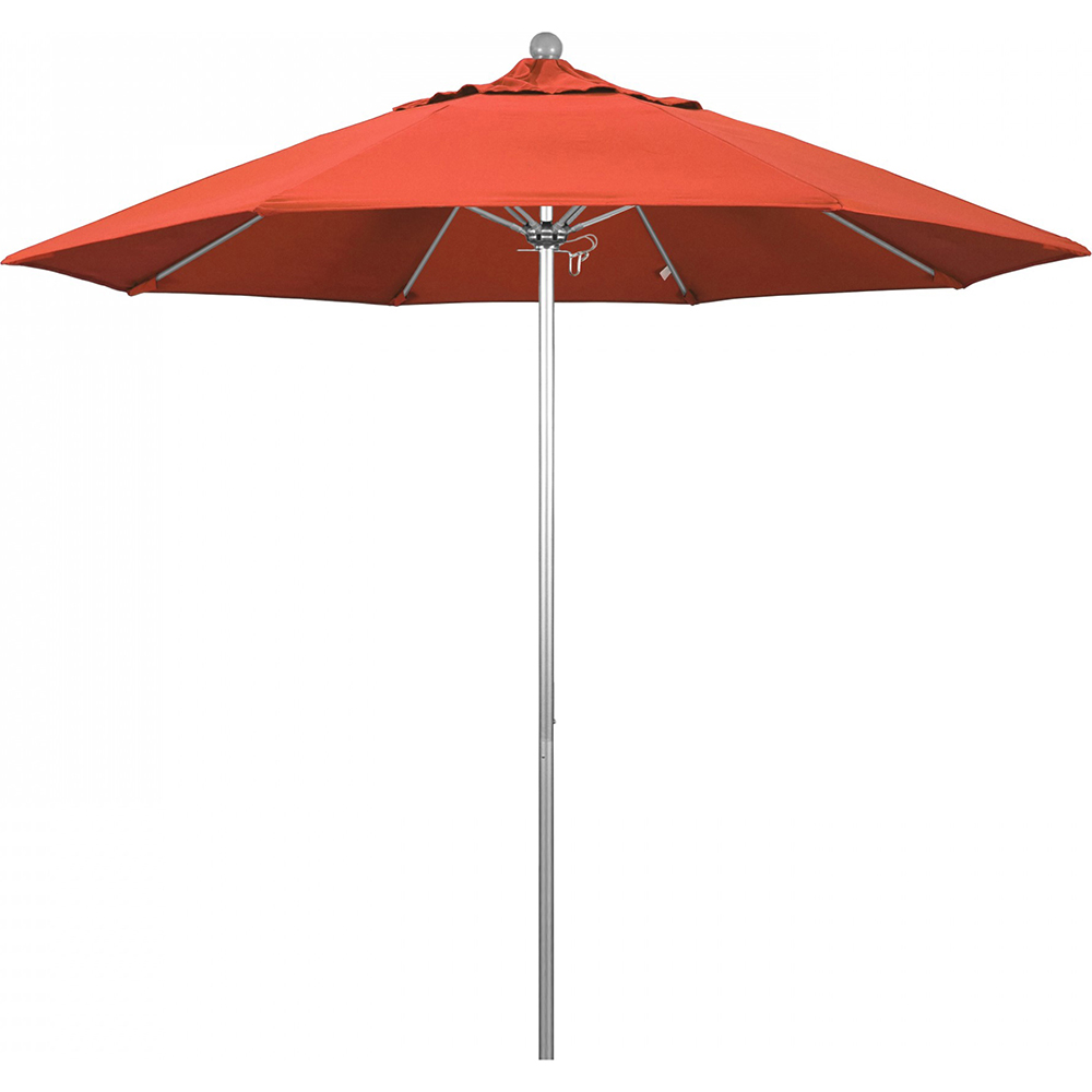 California Umbrella Patio Umbrellas; Fabric Color Sunset; Frame