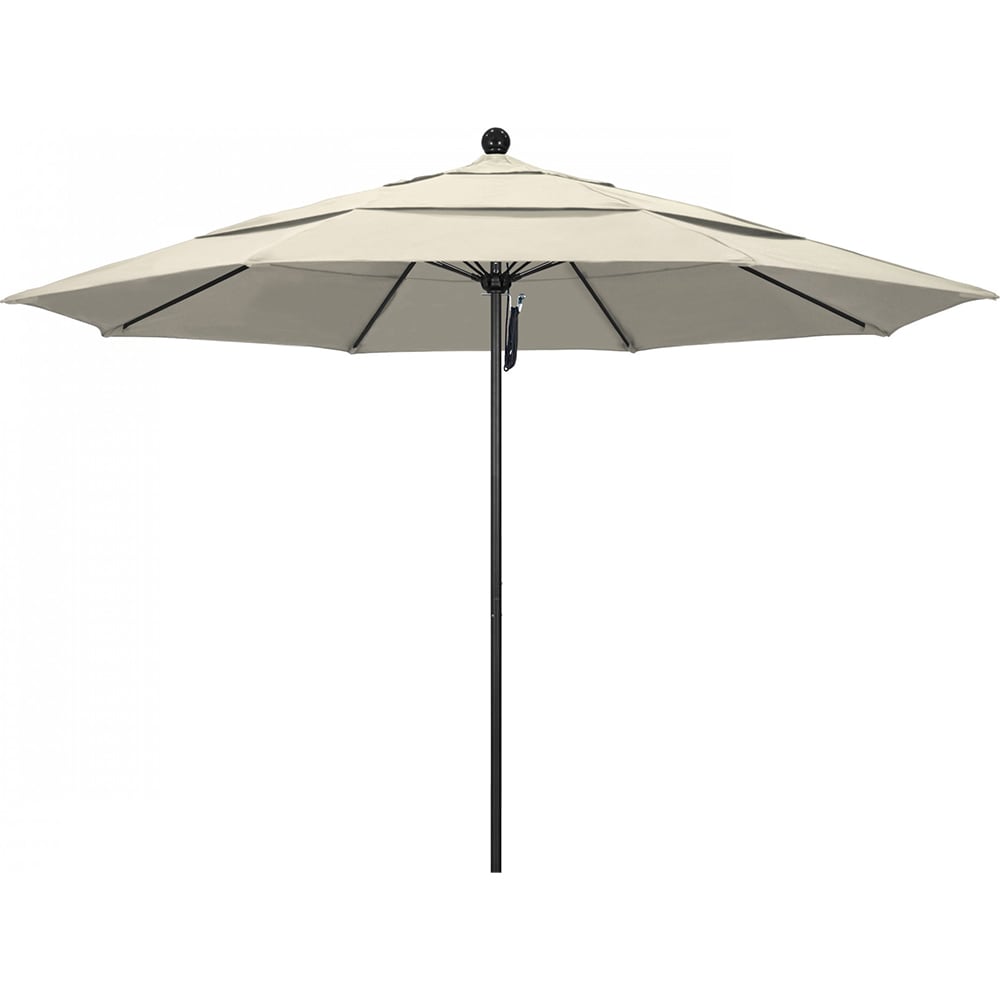 California Umbrella - Patio Umbrellas; Fabric Color: Beige; Frame ...