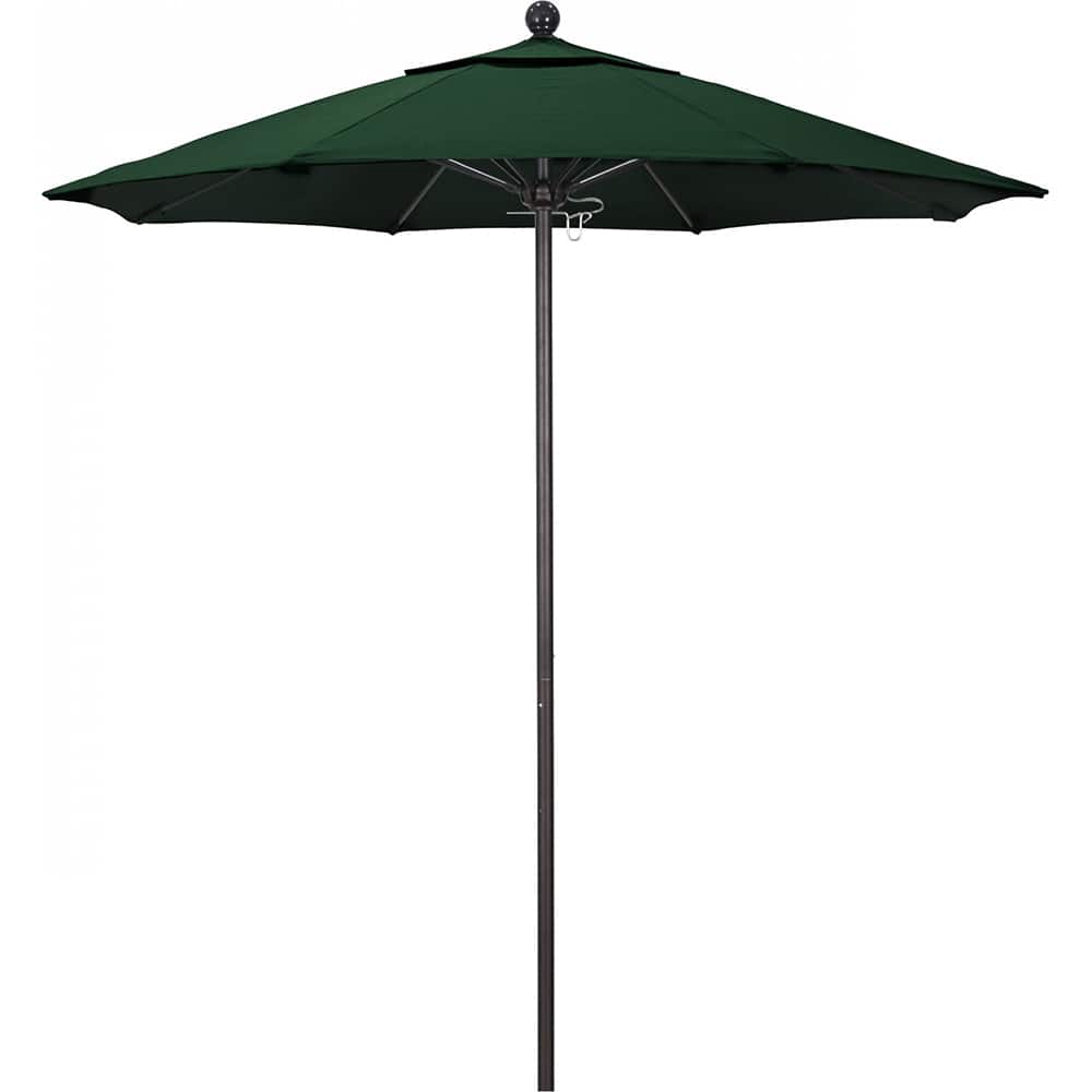 Tutor verontreiniging Rusteloos California Umbrella - Patio Umbrellas; Umbrella Diameter (Inch): 90;  Diameter (Feet): 7.5; Height (Feet): 7.5; Fabric Color: Hunter Green; Base  Included: No; Canopy Fabric: Solution Dyed Polyester; Fade Resistant: Yes -  12049482 - MSC Industrial Supply