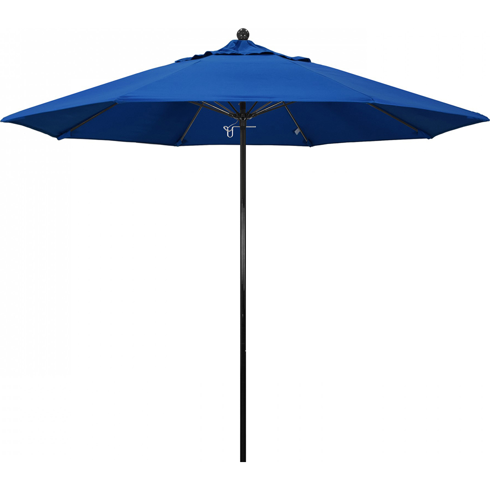 California Umbrella Patio Umbrellas; Fabric Color Pacific Blue