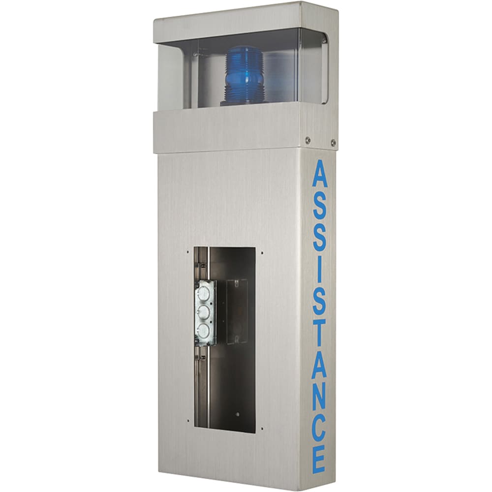 Intercoms & Call Boxes; Intercom Type: Wall Box ; Connection Type: Corded ; Number of Channels: 1 ; Number of Stations: 1 ; Height (Decimal Inch): 6.000000 ; Width (Decimal Inch): 5.5000