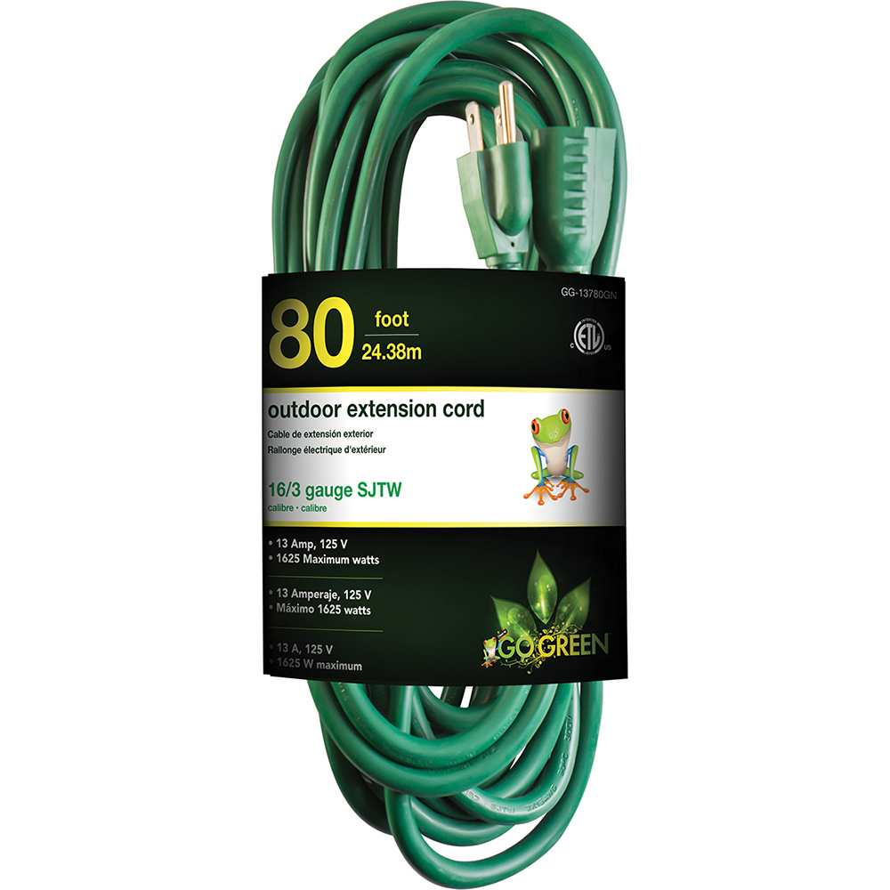 GoGreen Power Power Cords; Cord Type Extension Cord ; Overall Length