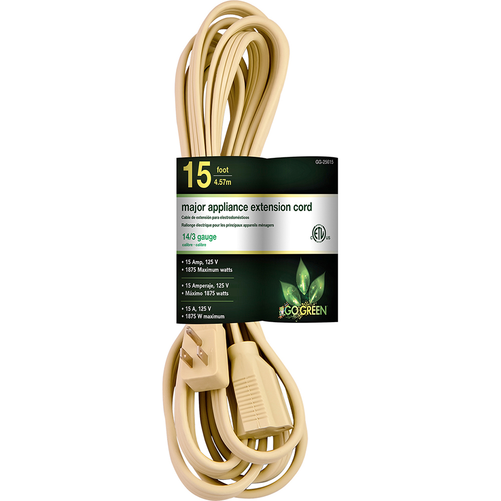 GoGreen Power Power Cords; Cord Type Replacement Cord; Overall