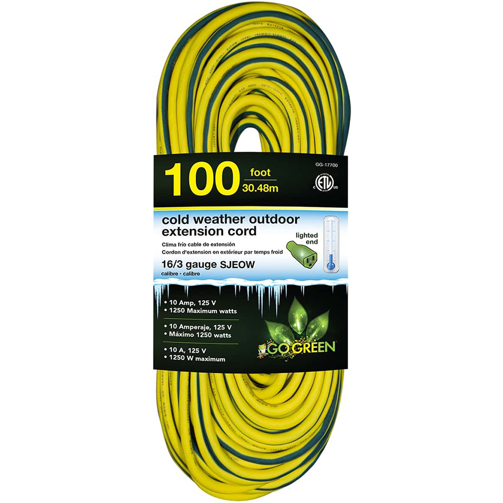 GoGreen Power Power Cords; Cord Type Extension Cord; Overall Length