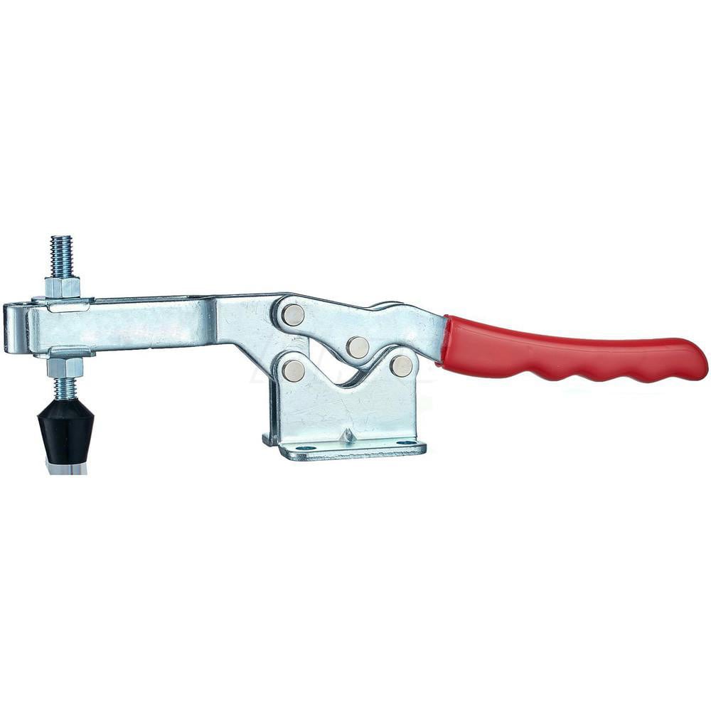 Hertel CH-20235 Manual Hold-Down Toggle Clamp: Horizontal, 750 lb Capacity, U-Bar, Flanged Base Image