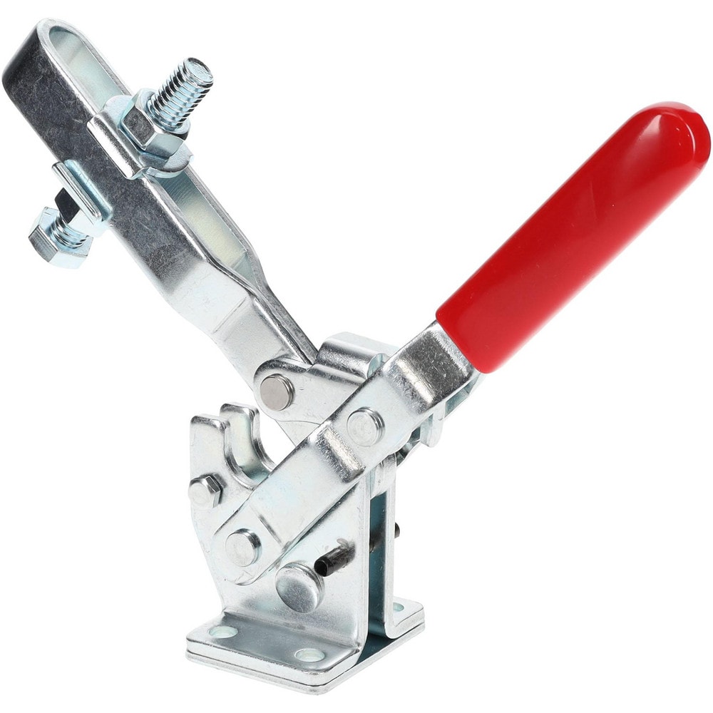 Hertel CH-10247 Manual Hold-Down Toggle Clamp: Vertical, 992 lb Capacity, U-Bar, Flanged Base Image