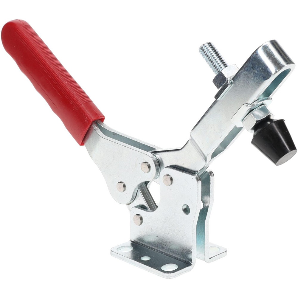 Hertel CH-D237-U Manual Hold-Down Toggle Clamp: Horizontal, 750 lb Capacity, U-Bar, Flanged Base Image