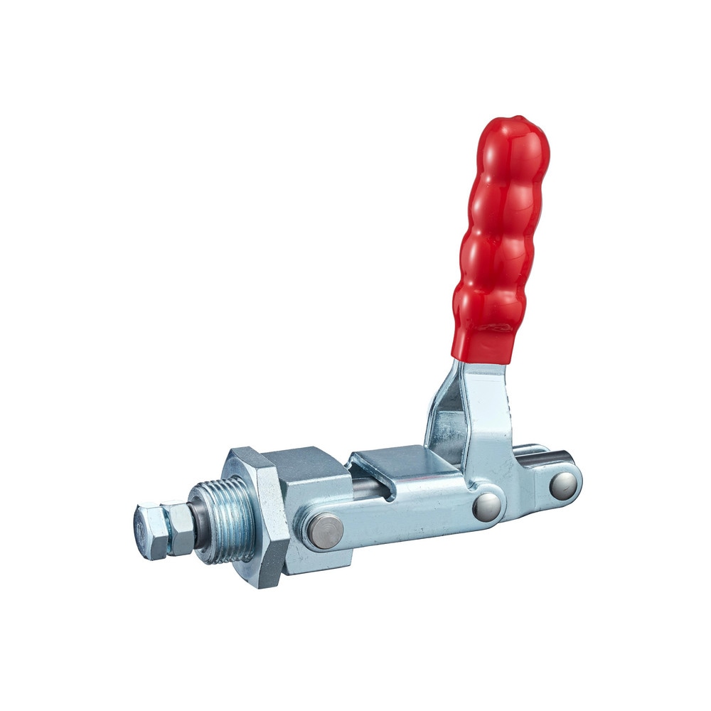 Standard Straight Line Action Clamp: 700 lb Load Capacity, 2.5787" Plunger Travel, Steel