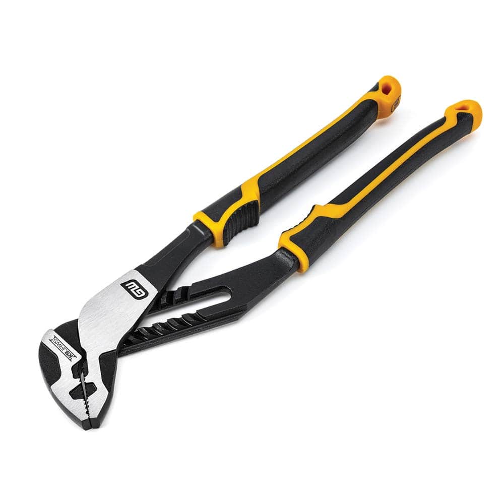 Tongue & Groove Plier: 2.1" Cutting Capacity, Straight Jaw